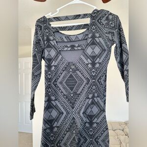 Billabong bodycon dress.